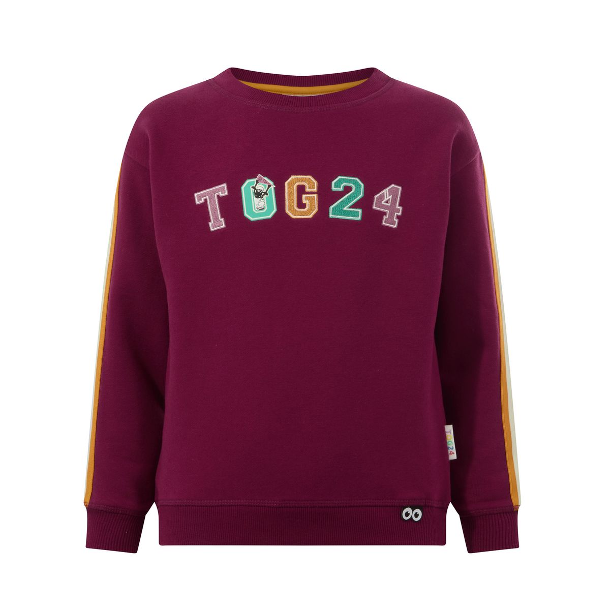 Lonk Shaun the Sheep Kids Supersoft Graphic Crew Neck Sweatshirt - Beetroot Red