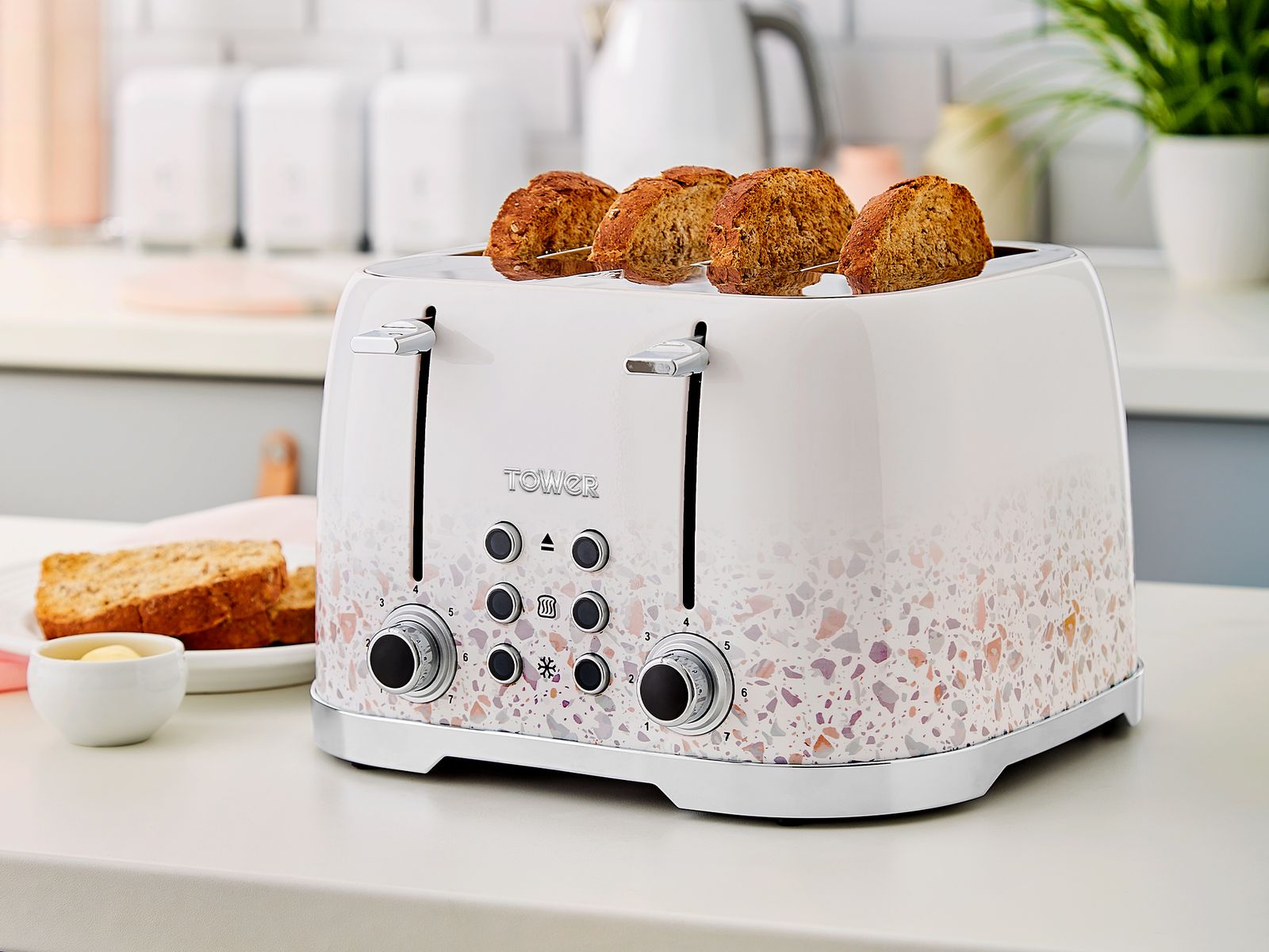 Terrazzo 1600W 4 Slice Toaster