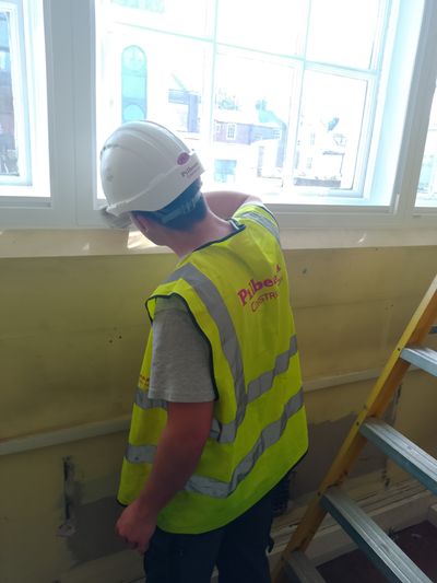 Pilbeam Construction at work. 