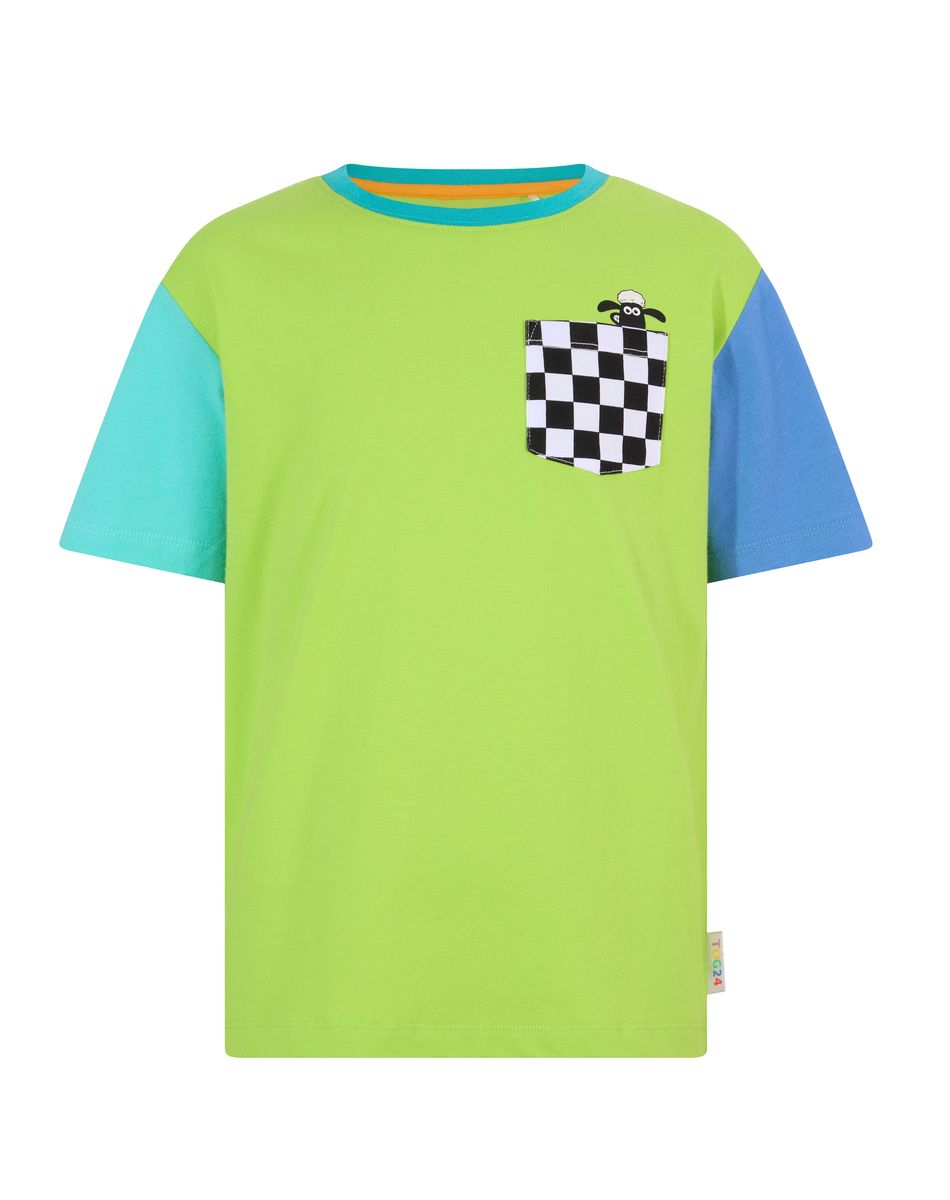 Ladoum Kids Shaun the Sheep T-Shirt - Lime Green