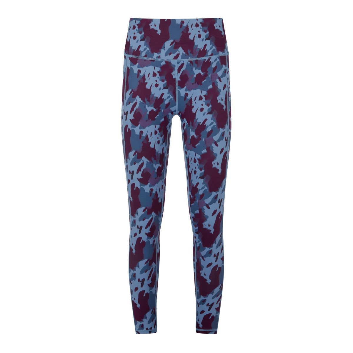 Farby Women's Breathable Performance Leggings - Smokey Blue Print