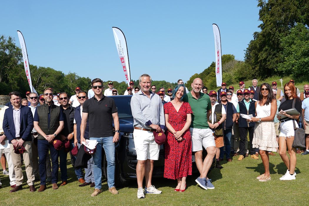 1. Tom Bromwich, Danni Heath and Lawrence Dallaglio with guests at the event.jpg