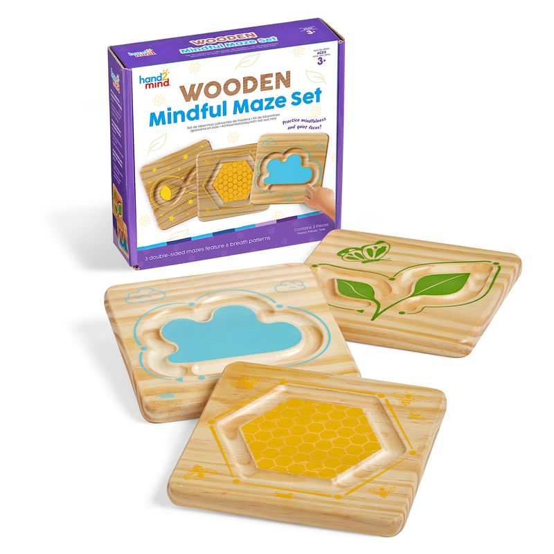Wooden Mindful Maze Set