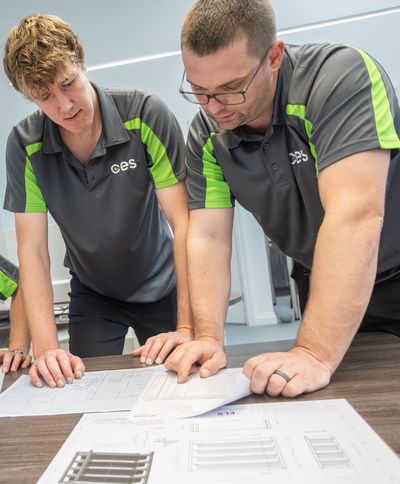 CES managing director Joe Collison (left) with Daniel Campbell, Senior Operations Supervisor.jpg