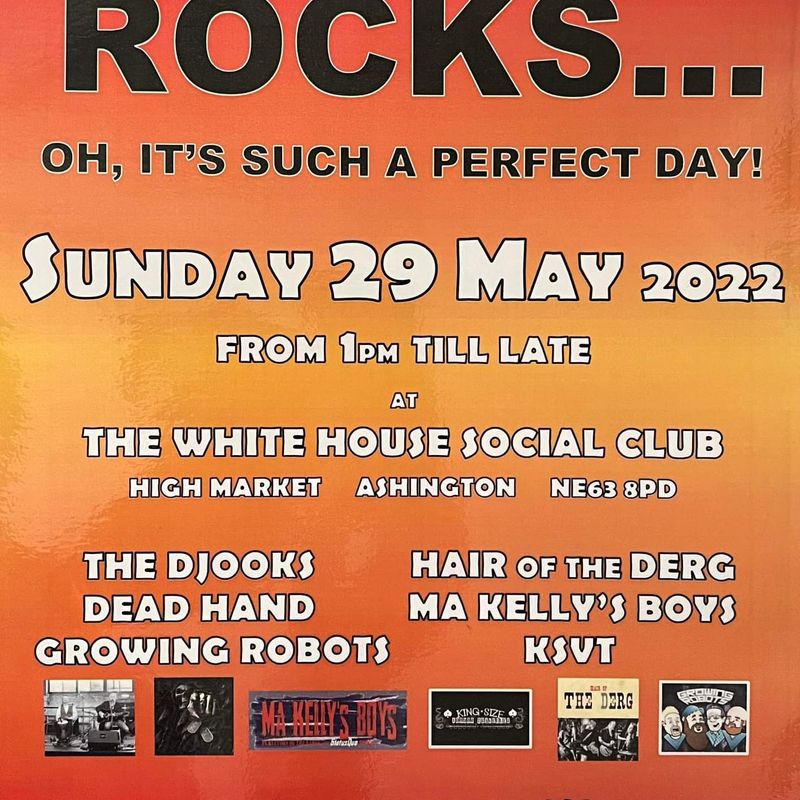 Ashington Rocks 2022 poster