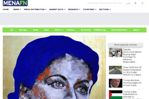 Screencapture of MENAFN