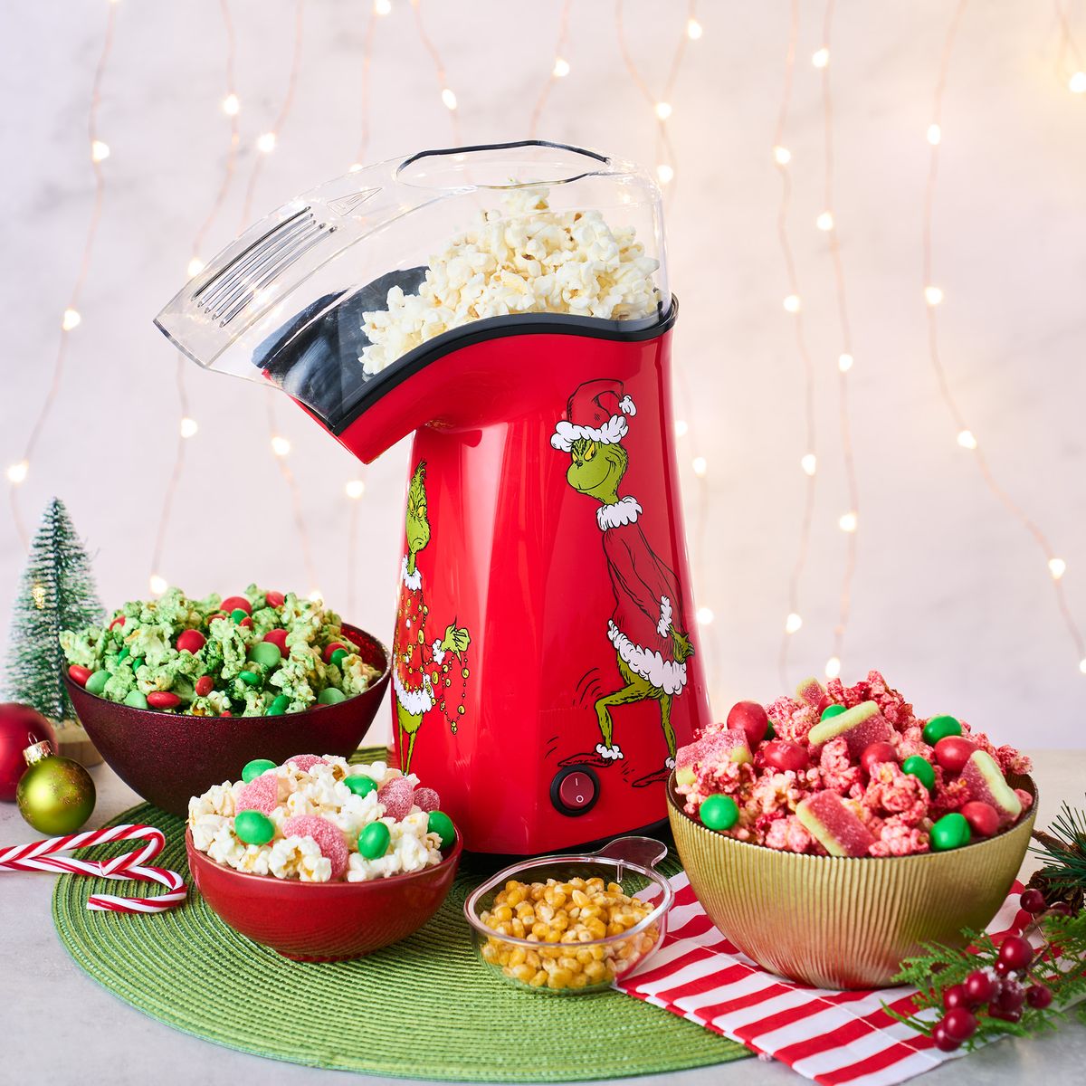 THE GRINCH POPCORN MAKER - RED