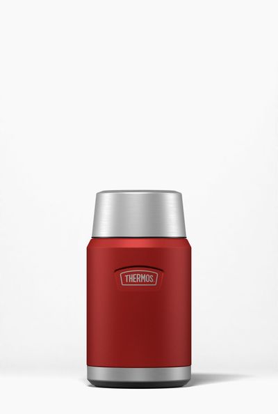 Ruby Red 710ml Thermos Icon Series Food Flask w/ Spoon