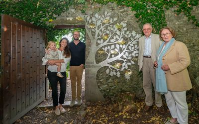 The new head gardeners' tree at Levens Hall and Gardens i