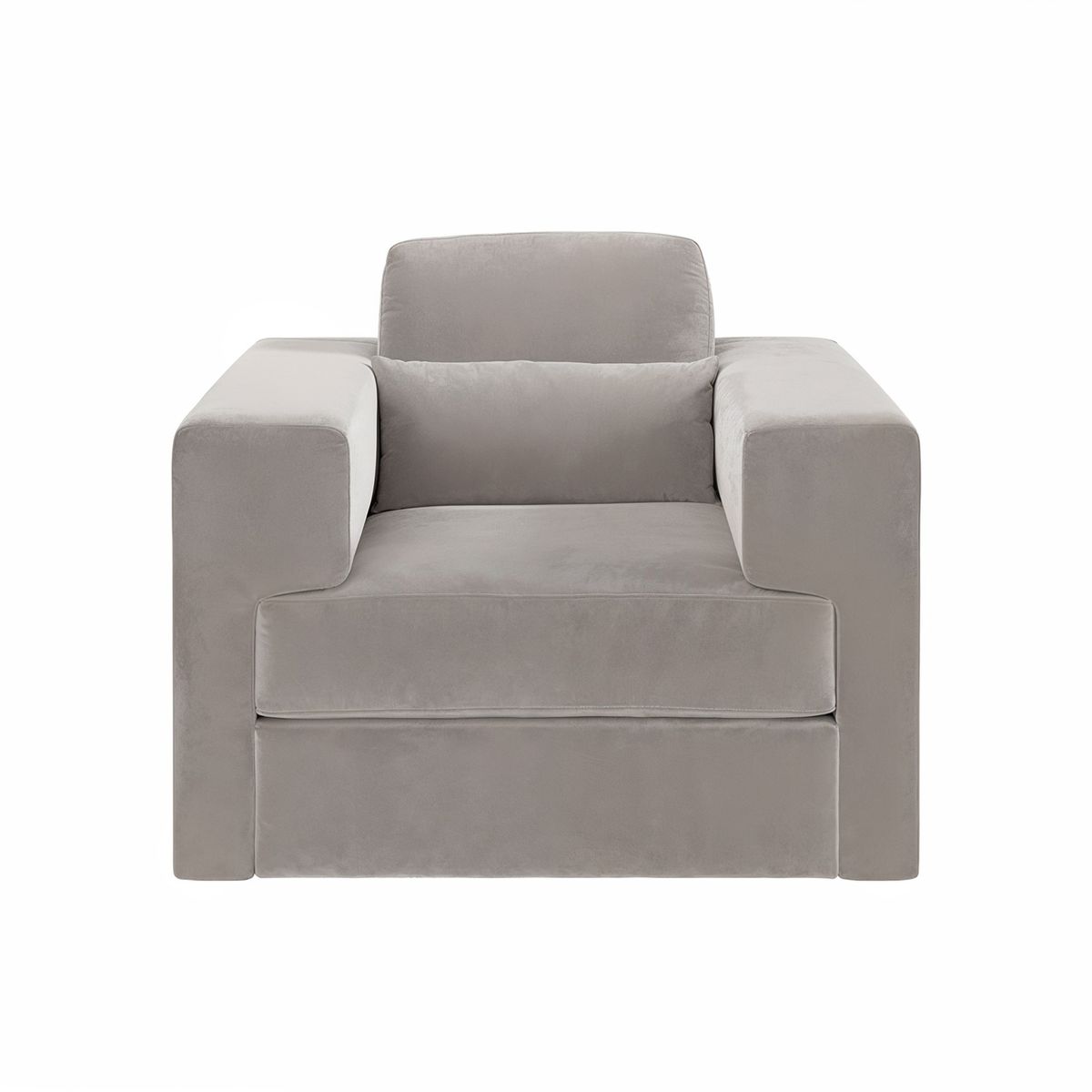 Solace+Co Rose Armchair in Beige Velvet