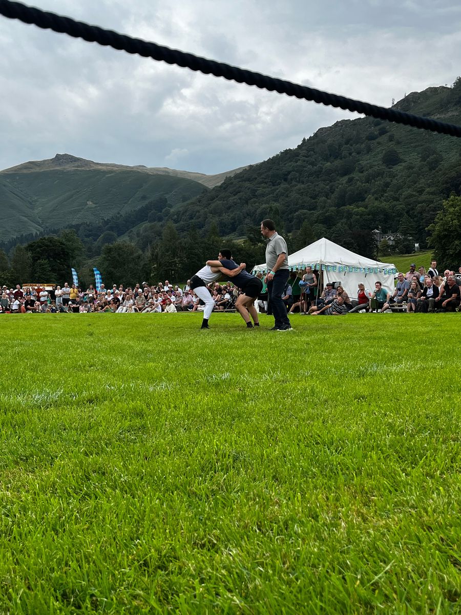 Cumberland & Westmorland wrestling at Grasmere Lakeland Sports and Show