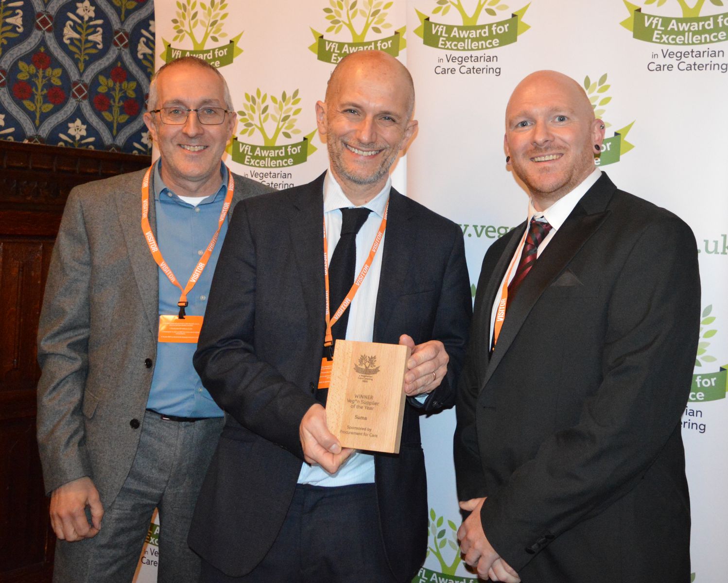 Suma with category sponsor, Procurement for Care.