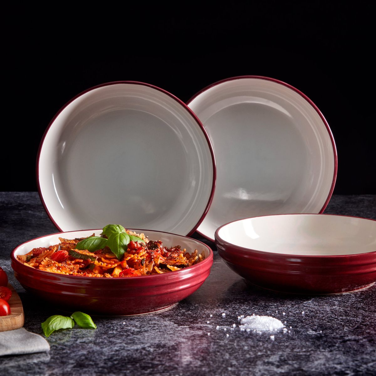 Barbary & Oak BO867012RED Foundry 4 Piece Pasta Bowl Set Bordeaux Red.jpg