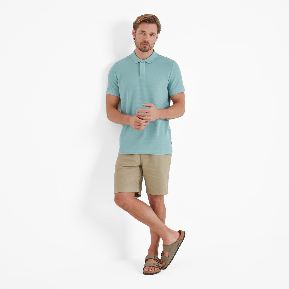 Wexler Men's Polo Shirt - Light Sky