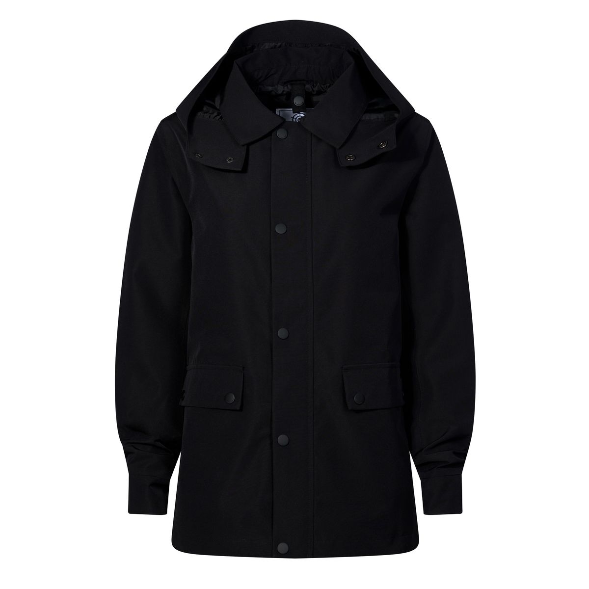 Shea Womens Waterproof Trench Coat - Black
