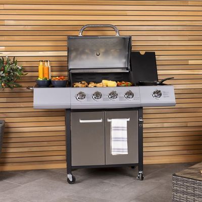 Melbourne Premium 5 Burner Gas BBQ