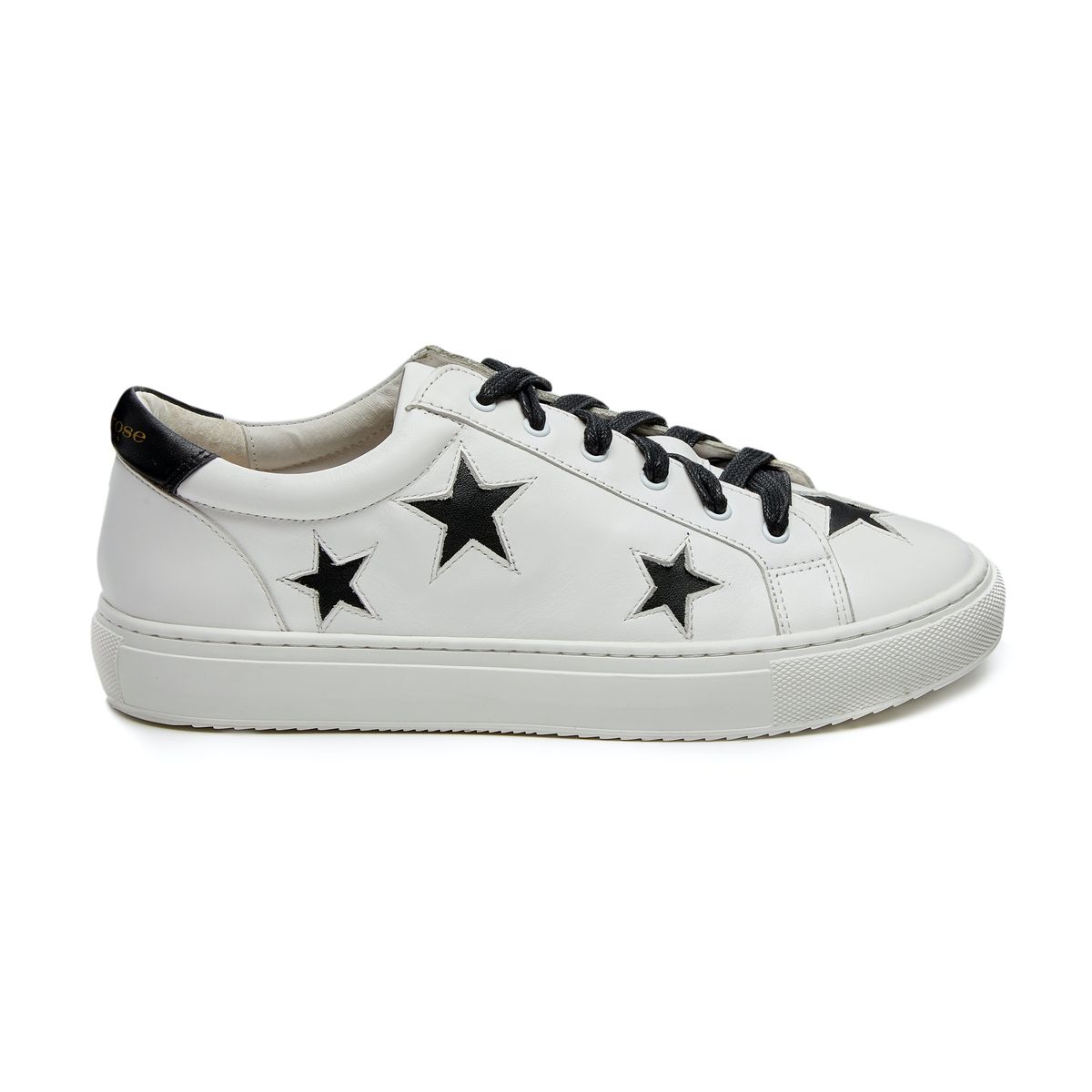 Cocorose London Hoxton White with Black Star Trainers