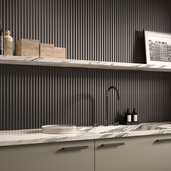 Suggested Header 2000px Naturewall, Reeded Waterproof  Charcoal, £35.99, 8199913.jpg