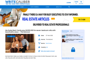 Screencapture of Latest Business News. Read Now.