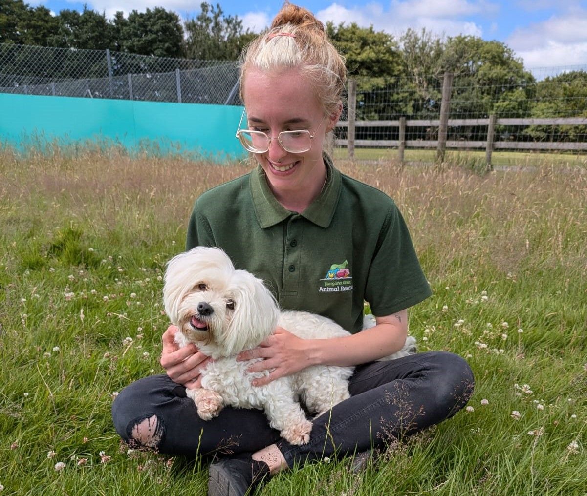 Flick Jeffery, Animal Rescue Carer at Margaret Green Animal Rescue (Wingletang Centre).jpg