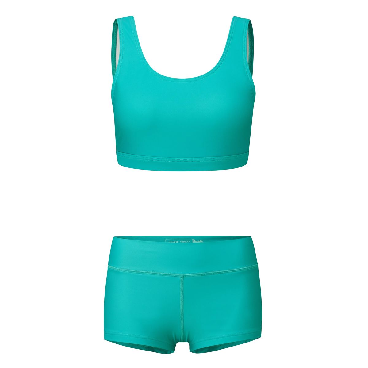 Nefyn two piece swimsuit in lagoon