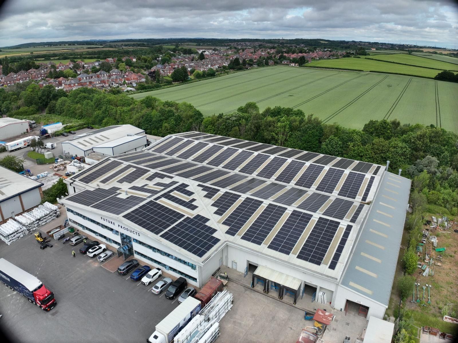 Strategic investment makes Future Products’ operations virtually solar powered