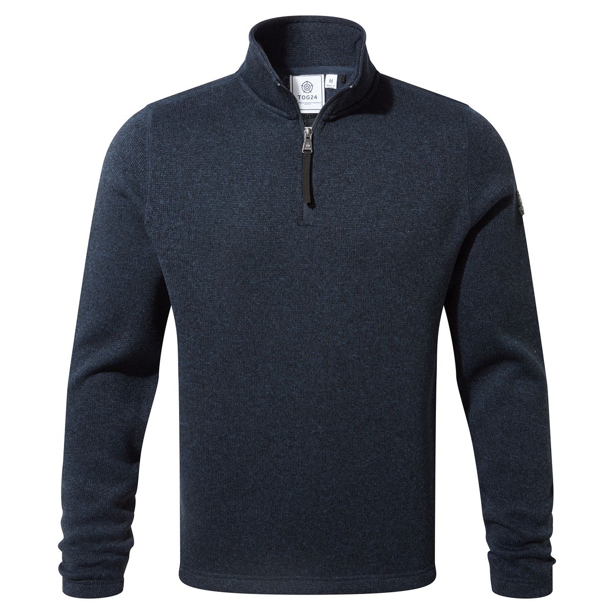 Pearson Men's Knitlook Fleece Zip neck