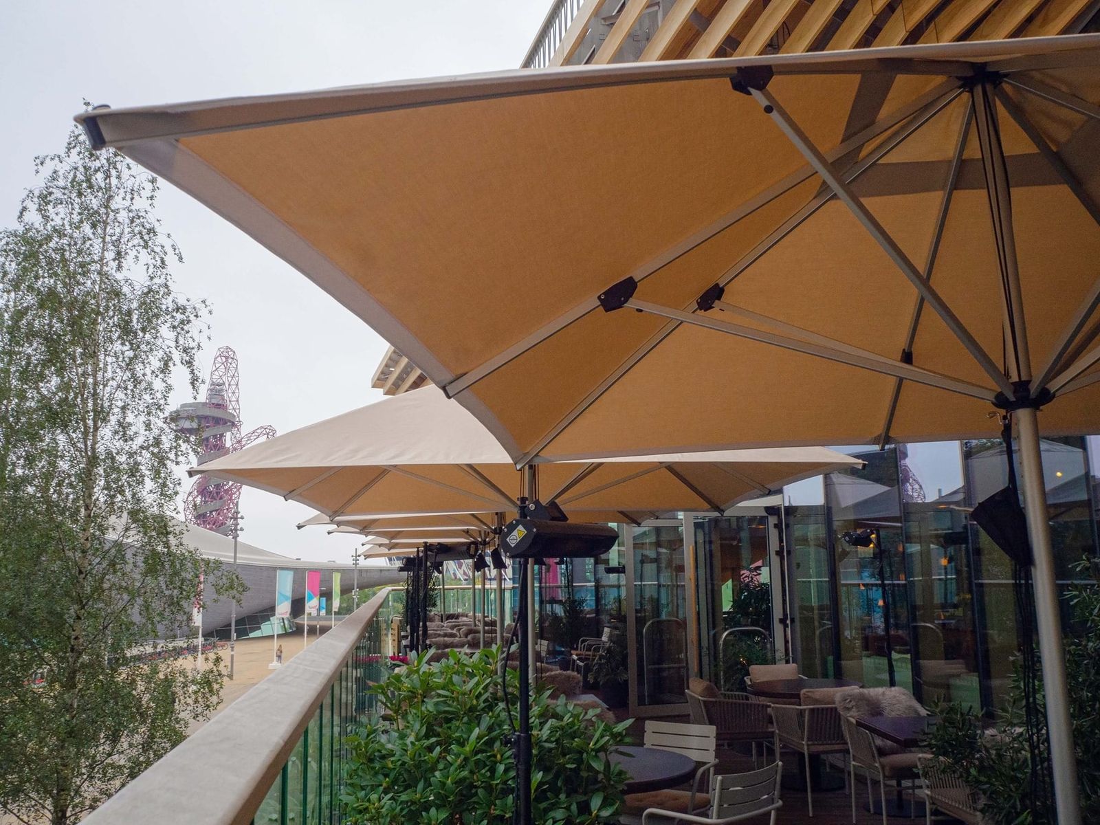 Nova Centre Post Parasol