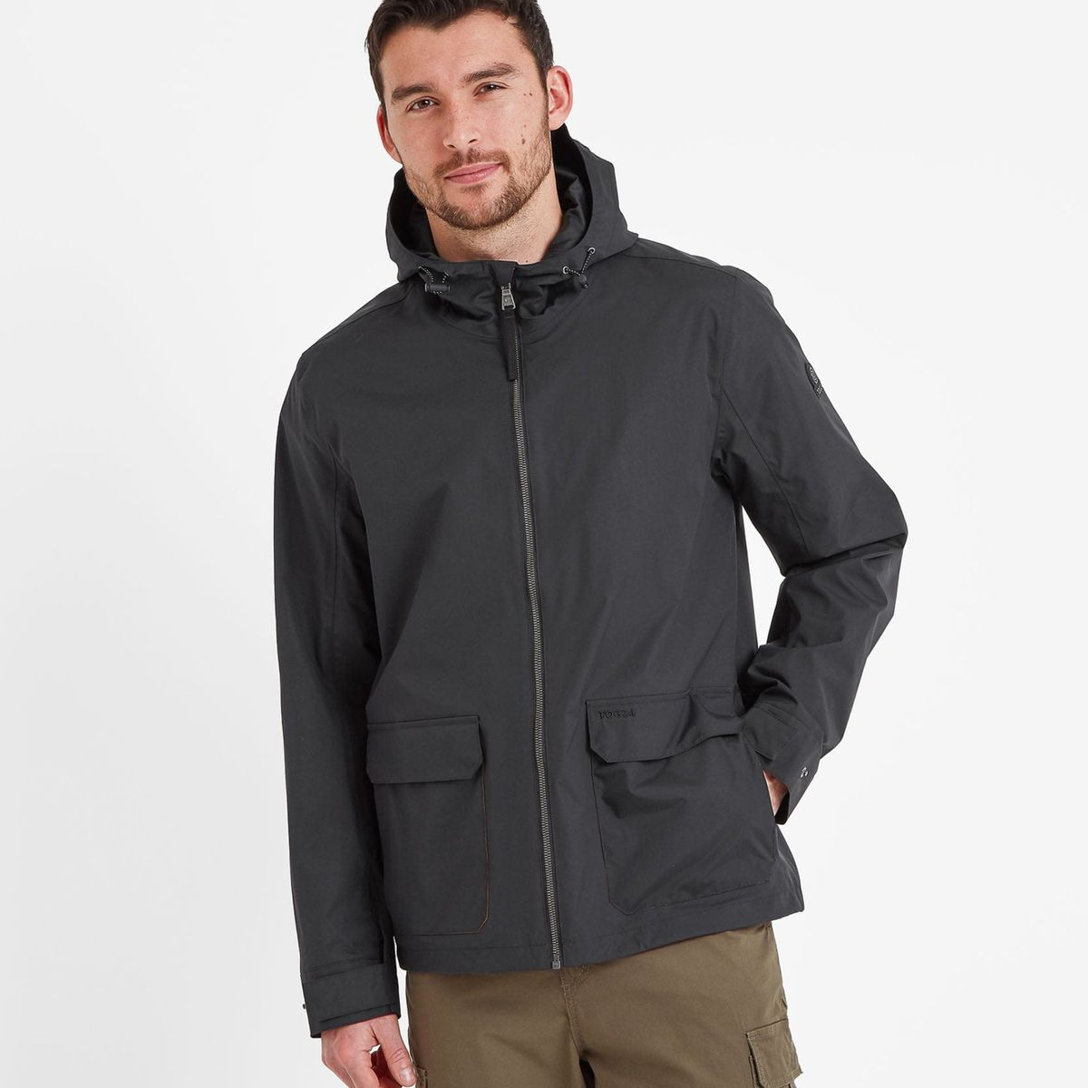 Jace Men's Jacket - Washed Black