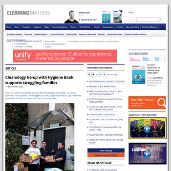 cleaning-matters_co_uk__Cleanology-hygiene-bank-donation