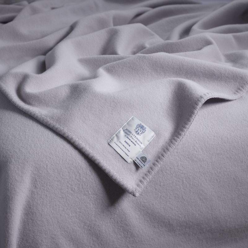 Pure Merino Wool Blanket – Siesta - Grey
