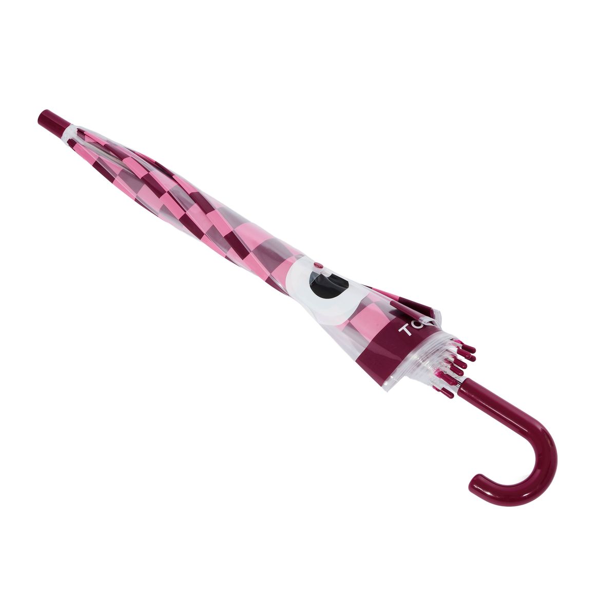 Romney Kids Shaun the Sheep Umbrella - Beetroot/Candy Floss Checkerboard