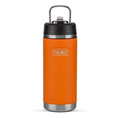 Pumpkin 510ml Thermos Icon Series water bottle with straw