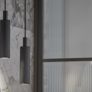 Suggested Header Roper Rhodes, Fluted Bathroom Pendant Light  Black, £92.5, 8638551.jpg
