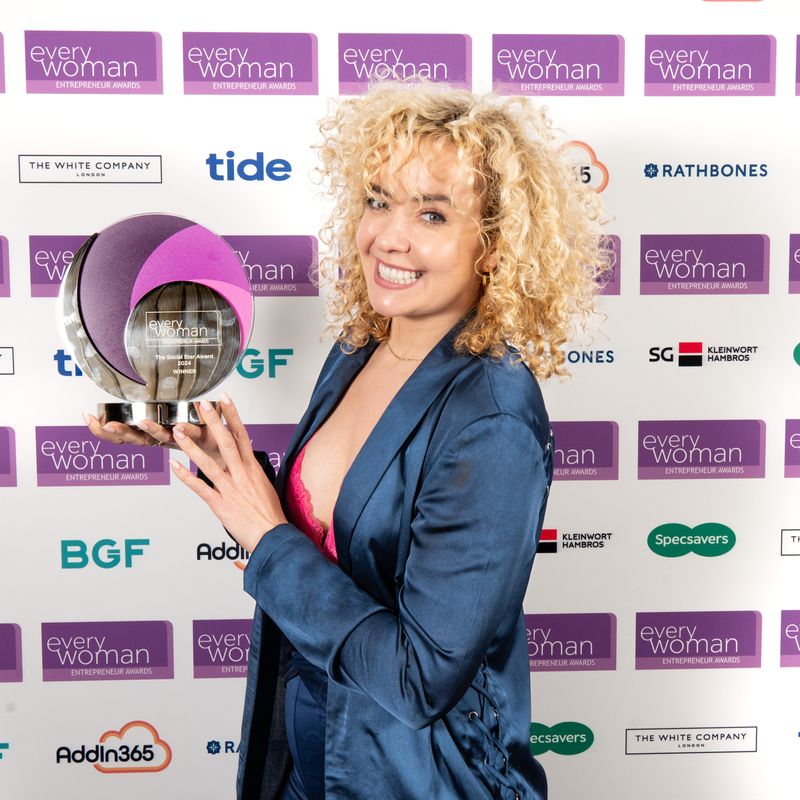 Lemon Fuller, Founder & CEO of Lemonade Dolls, winner of The Social Star Award at the 2024 everywoman Entrepreneur Awards, in association with BGF