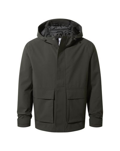 Cason Men's Waterproof Jacket - washed black