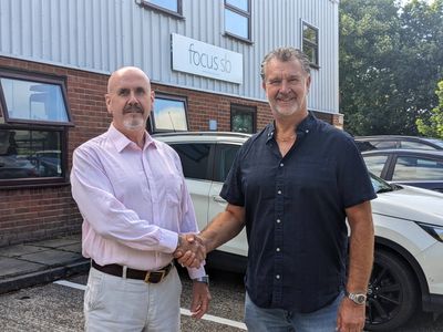 MD Designate, Ciaran Mitchell with MD Gary Stevens, Focus SB