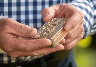 The Snuff Box presented to Chris Crowder