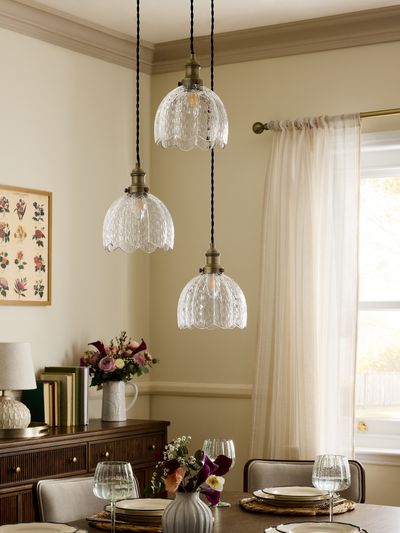 Vintage 3 Light Cluster Pendant 