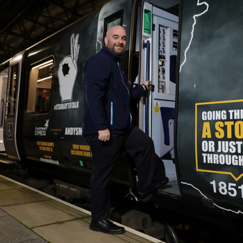Ian Watson, 39, TPE driver and Andy's Man Club member