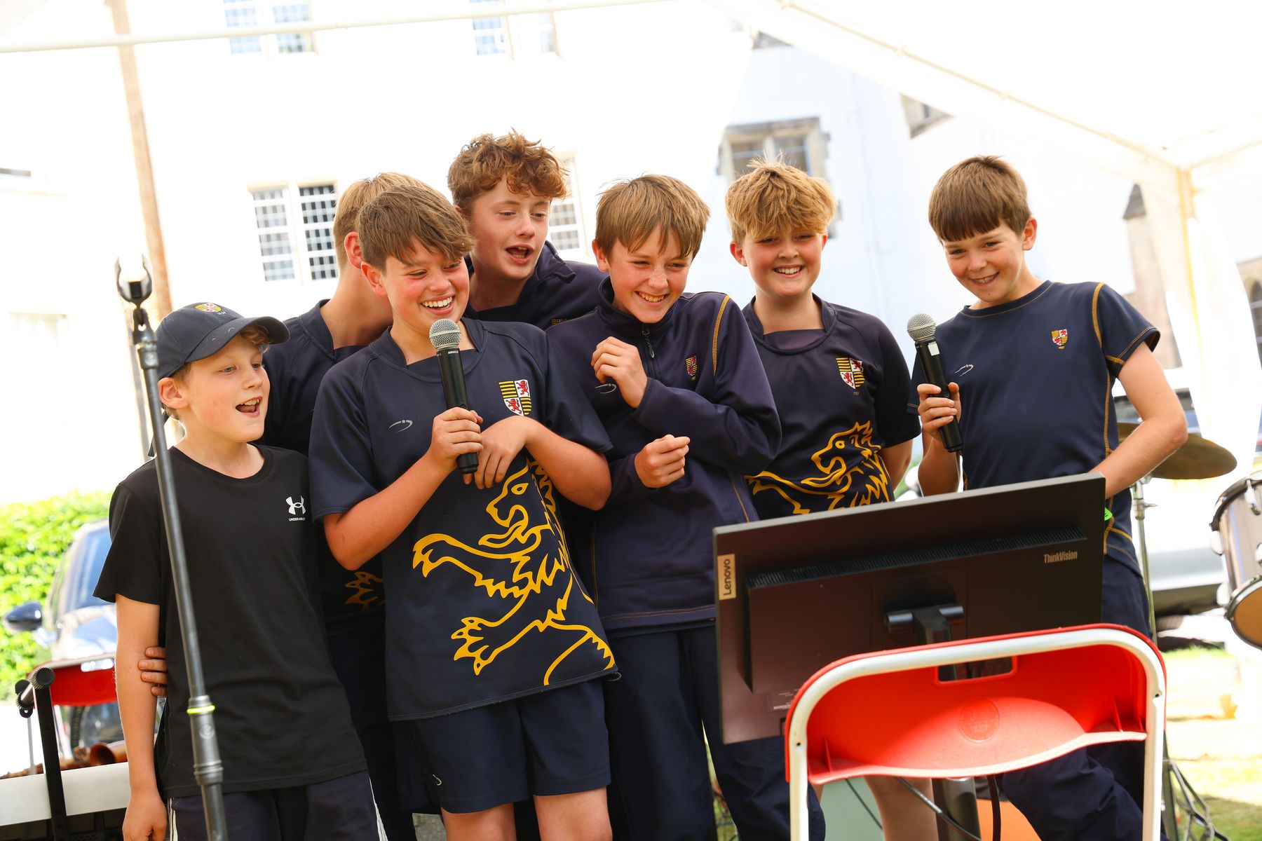 Warminster pupils open mic workshop
