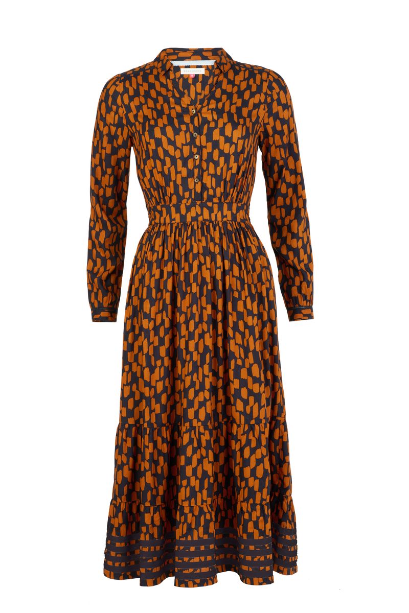 Brakeburn Brush Strokes Maxi Shirt Dress - £74.99.jpg
