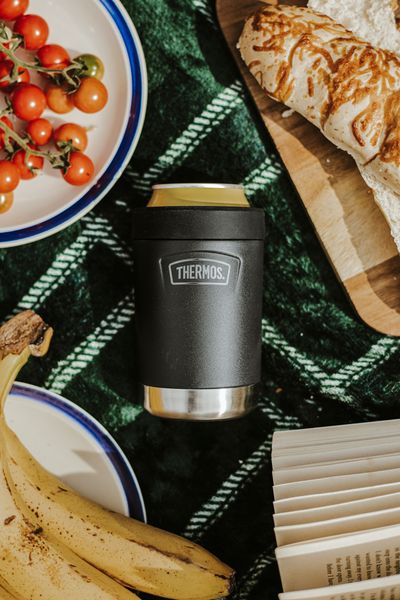 Thermos Icon Can Insulator – 330ml - Graphite Black