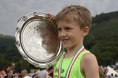 Calum McGoldrick of Settle Harriers at Grasmere Sports 2022