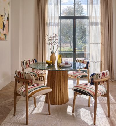 Westbourne Forest Green Marble Dining Table