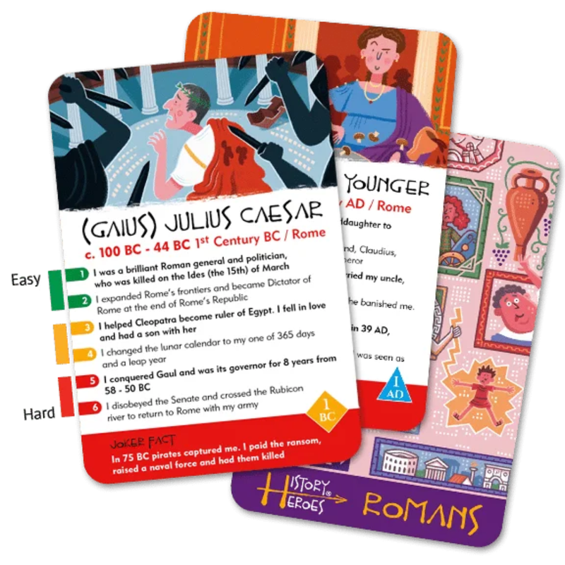 History Heroes: ROMANS card game