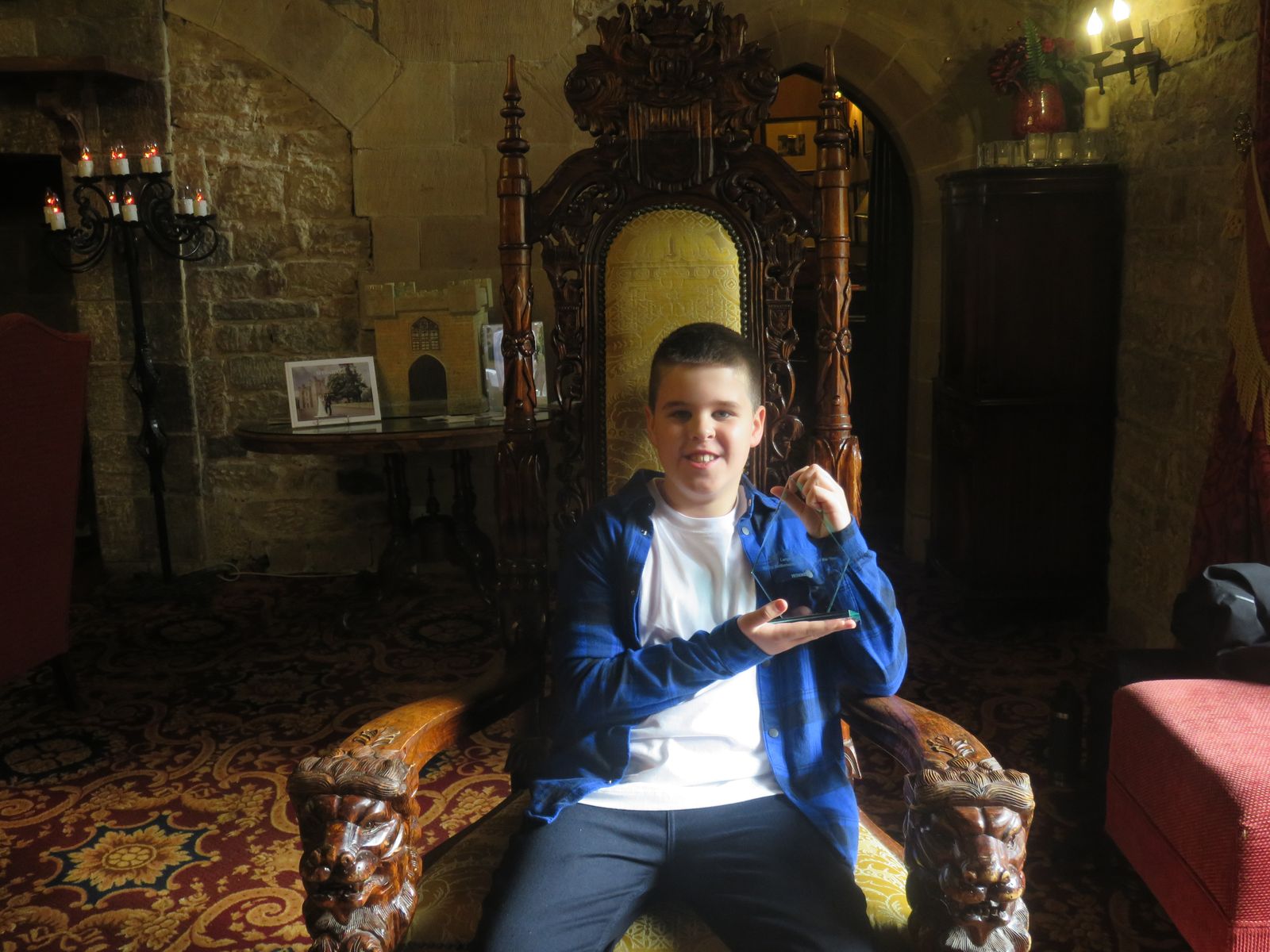 Possibly the world's youngest tour guide - Leo Grant, aged 9