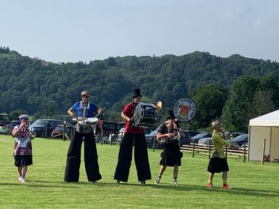 The Fat Cat Brass Band at Grasmere Sports