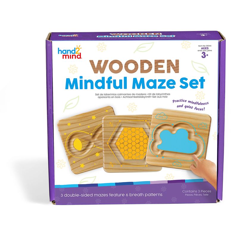 Wooden Mindful Maze Set