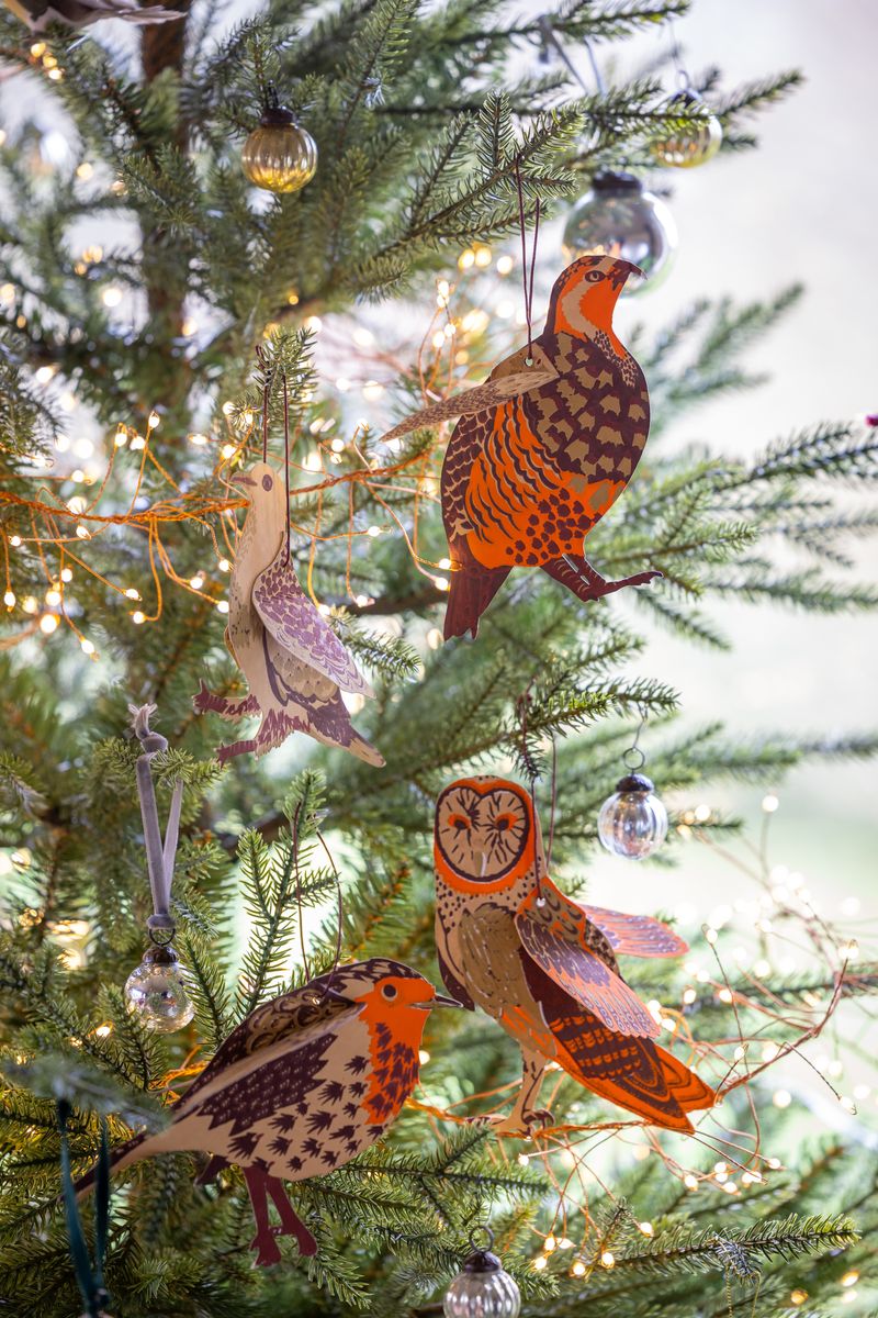 From the Bird Table Winter Bird Decorations, £19.95 (set of 4). 